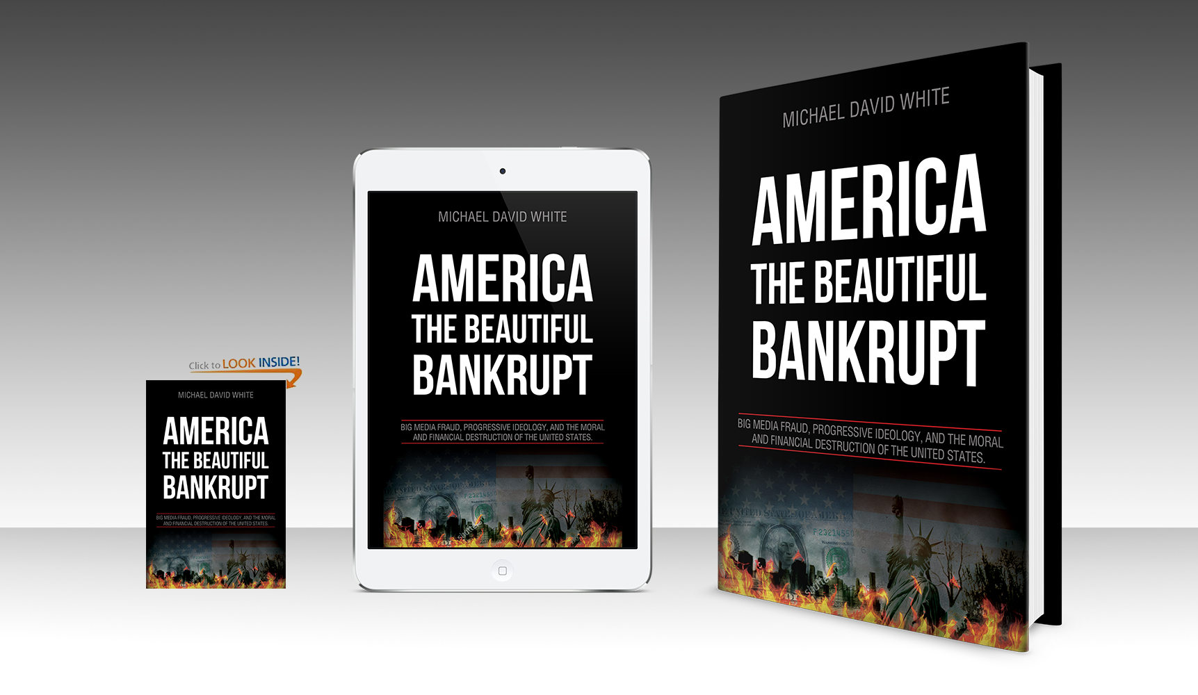 End of America Book Cover, a Book & Magazine project by mickmack
