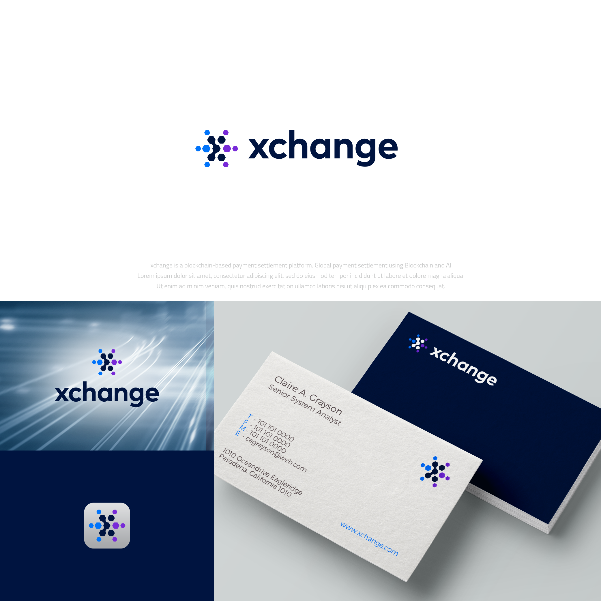 Logo for xchange, a Logo & Identity project by Saifulmi3 crowdspring