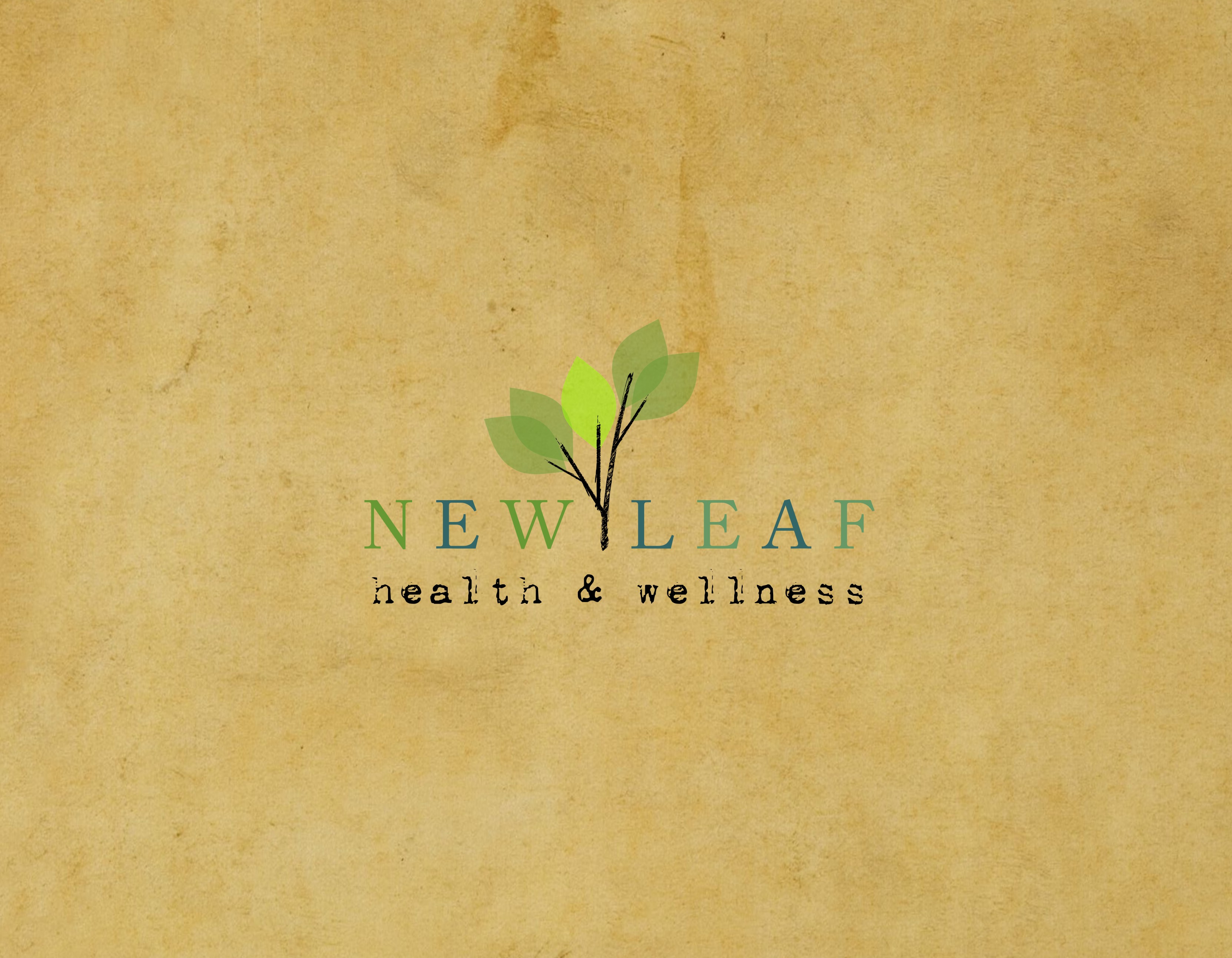 Logo for New Leaf Health & Wellness, a unique, "boutique" health clinic, a Logo & Identity