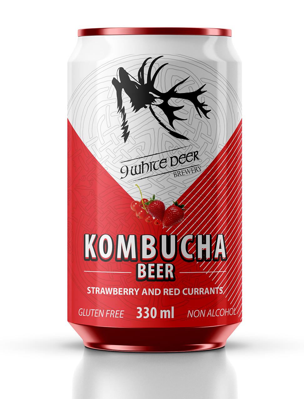 Kombucha Beer Label, a Product & Packaging project by 9whitedeer