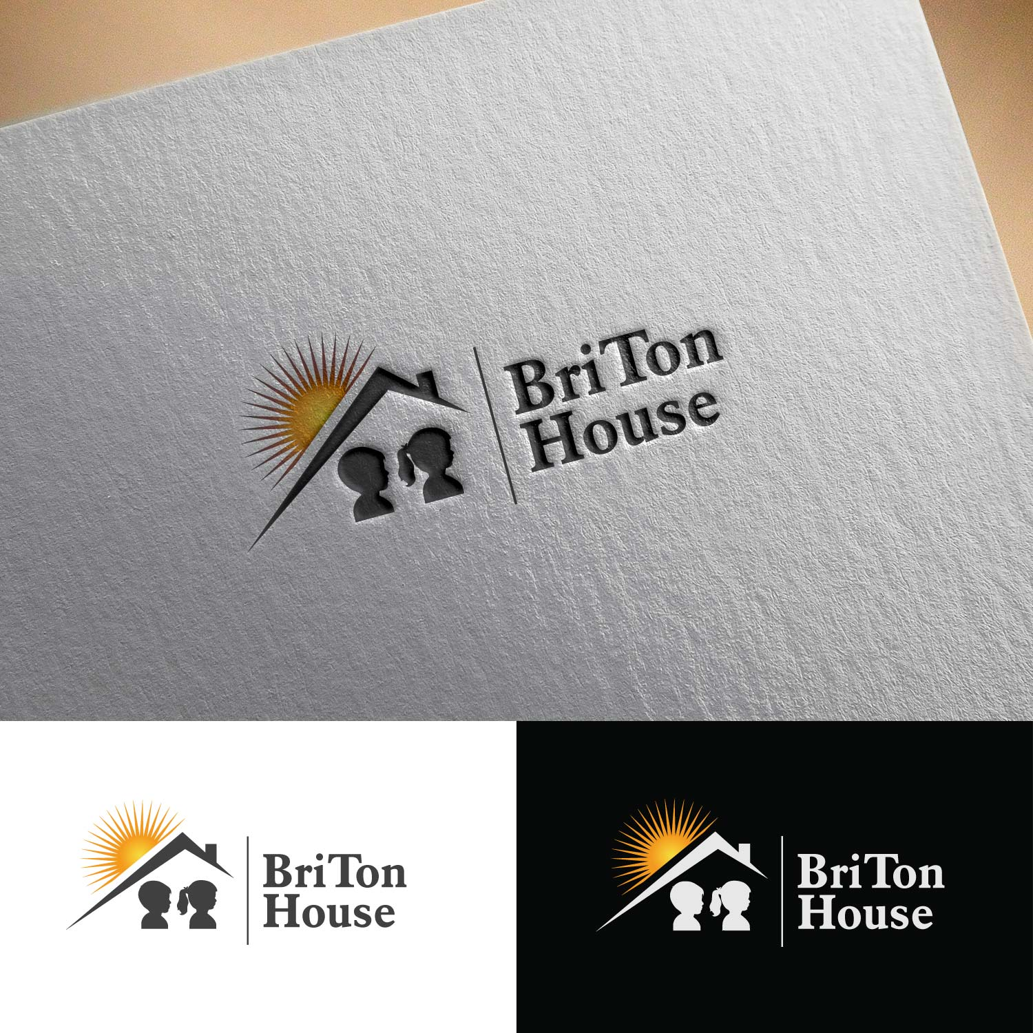 BriTon House Logo, a Logo & Identity project by sandikrager crowdspring